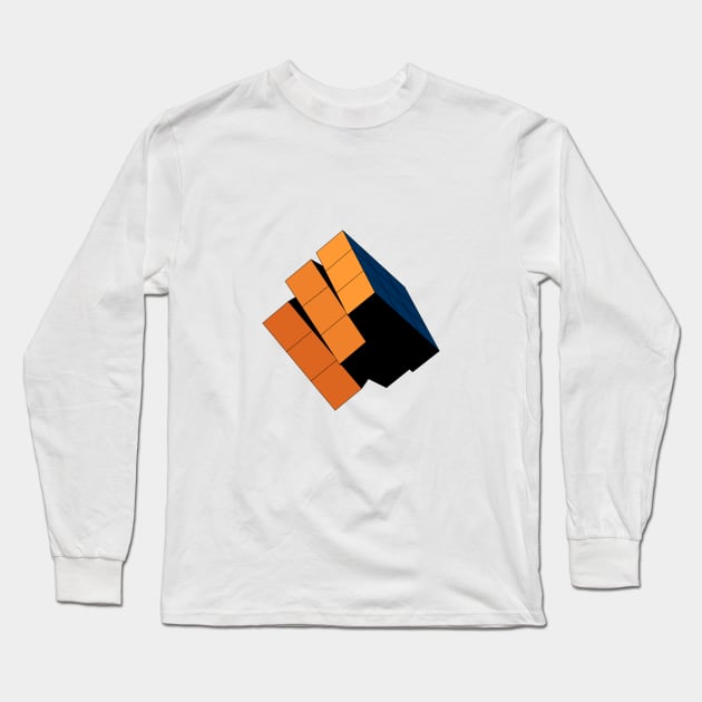 Rubik's Cube Long Sleeve T-Shirt by BlangeR